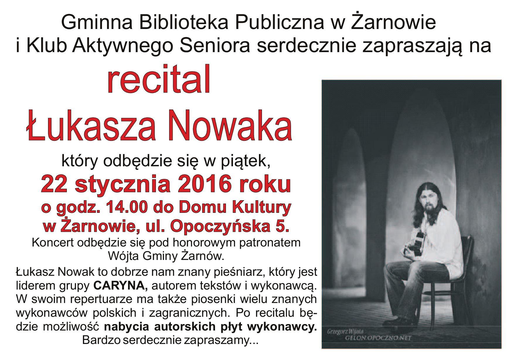 Łukasz Nowak zarnow, 22.01.2016 r