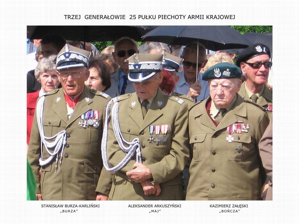 Trzej generalowie 25 pp AK, Diabla Gora `2008