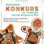 Plakat konkursu "Tradycyjne Pierniki 2021"