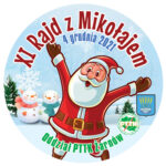 XI Żarnowski Rajd z Mikołajem - znaczek