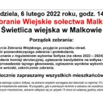 Zebranie wiejskie, Malków `2022