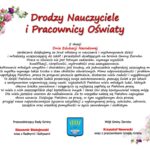 Życzenia z okazji Dnia Edukacji Narodowej 2022